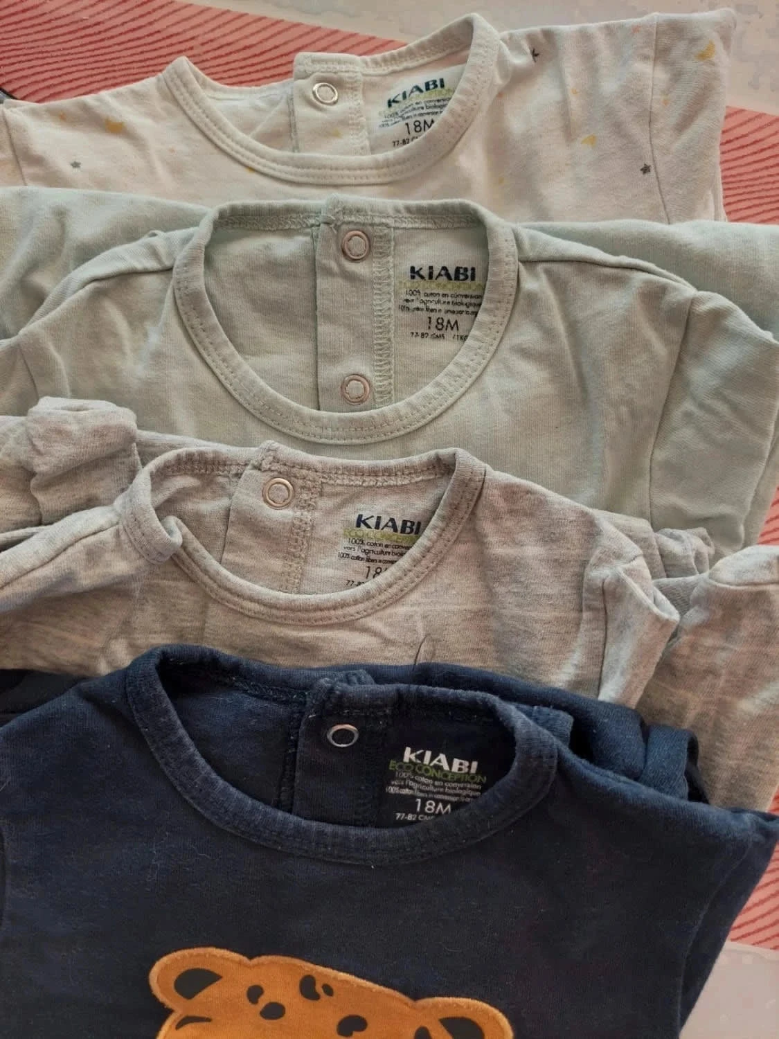 Lot of 7 cotton pajamas 18 months – photo 4